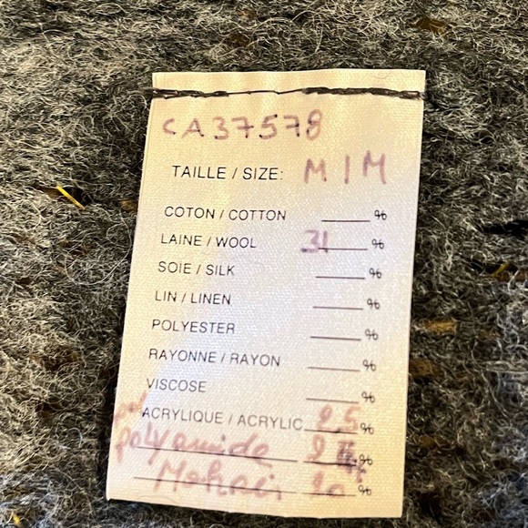 MAILLAGOGO – OPEN FRONT WOOL CARDIGAN – SIZE M - Picture 8 of 10